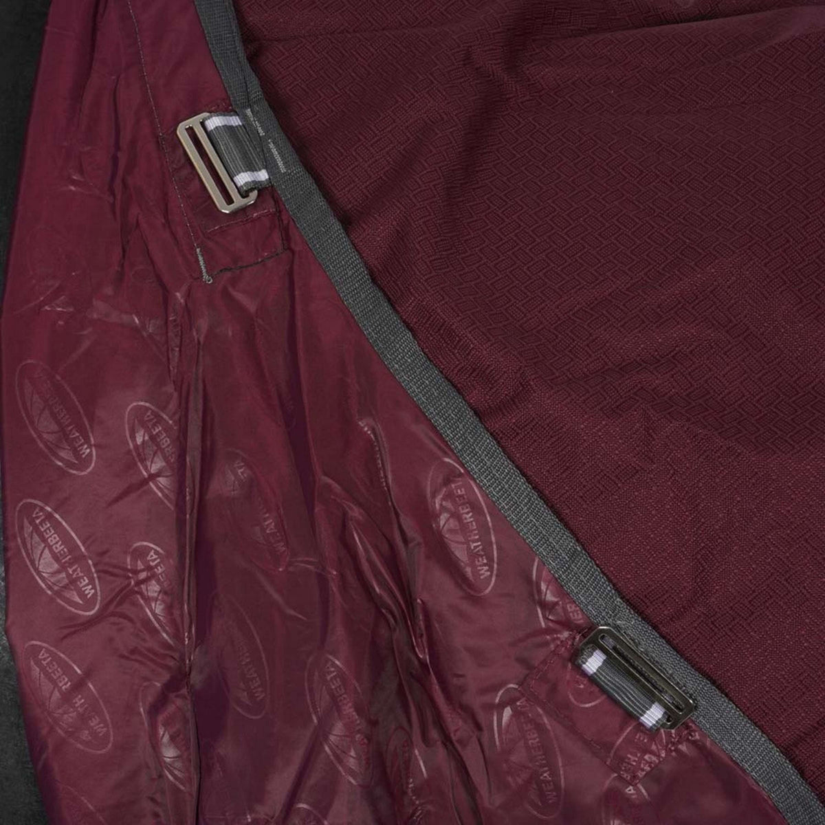 Weatherbeeta Regendecke Comfitec Plus Dynamic II Detach-A-Neck Lite Maroon/Grau/Weiß