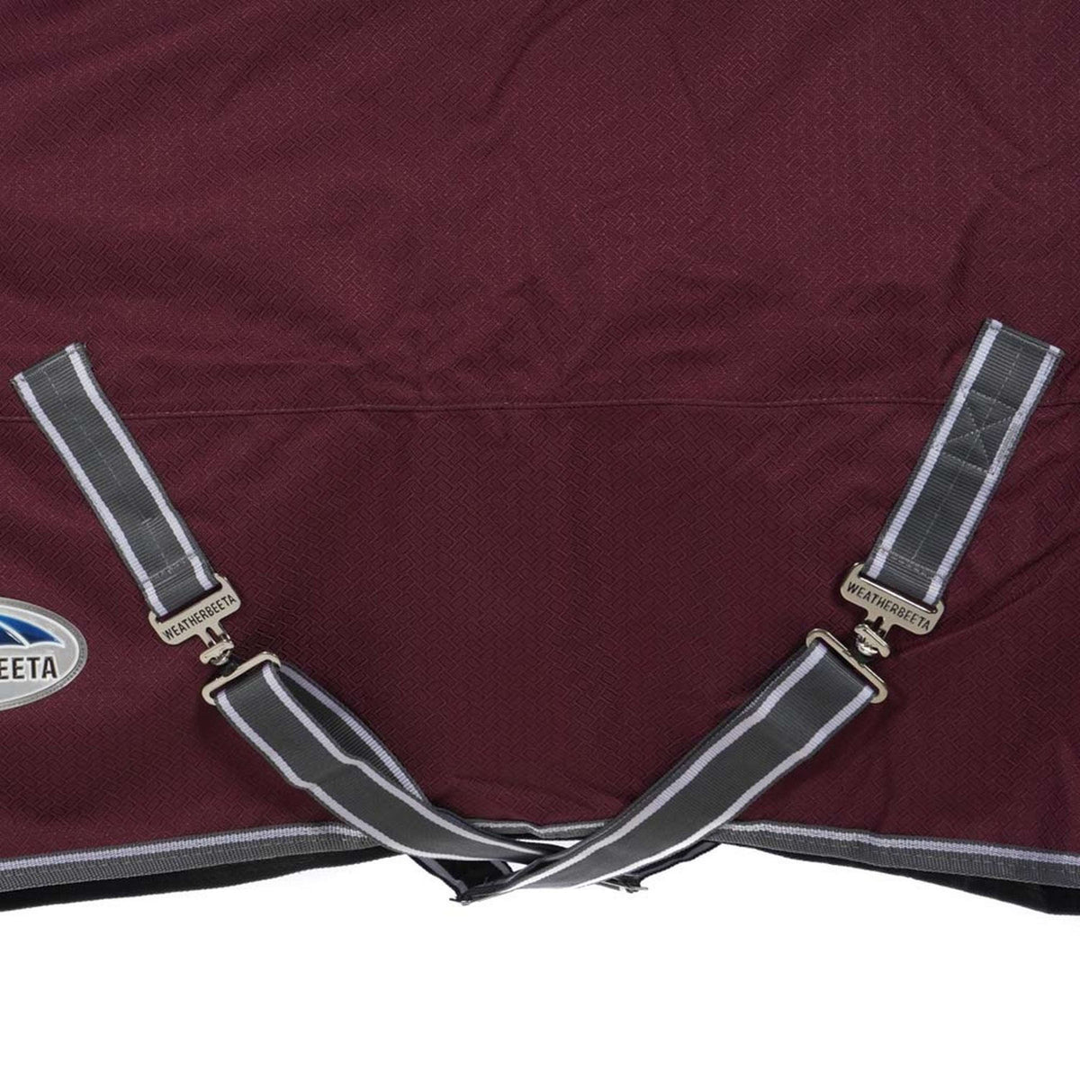 Weatherbeeta Regendecke Comfitec Plus Dynamic II Detach-A-Neck Lite Maroon/Grau/Weiß