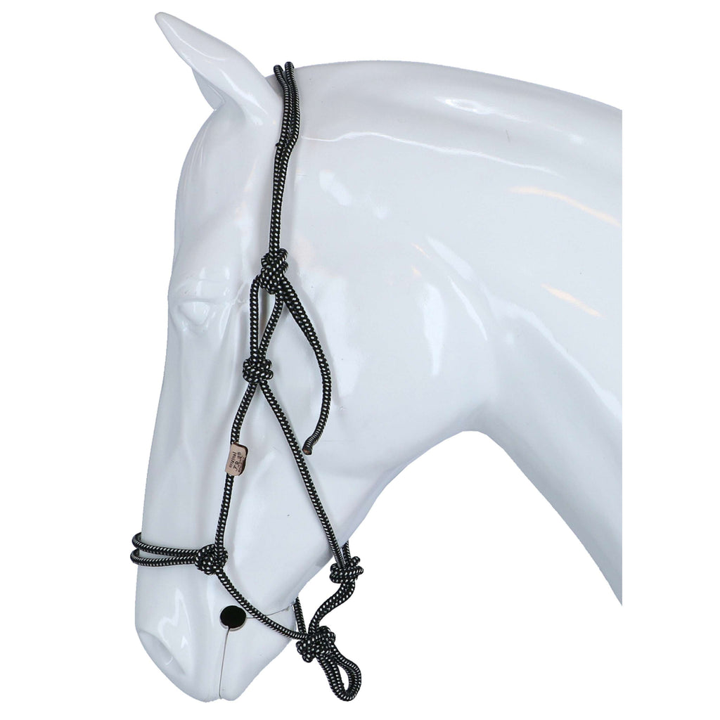 F.R.A. Knotenhalfter Babia Ruchi Collection Nylon Schwarz/Weiß