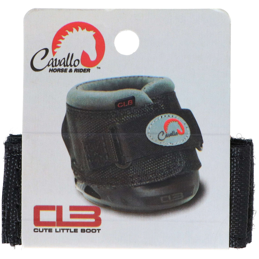 F.R.A. Cavallo Horse & Rider Klettverschlüss CLB für Hufschune Schwarz