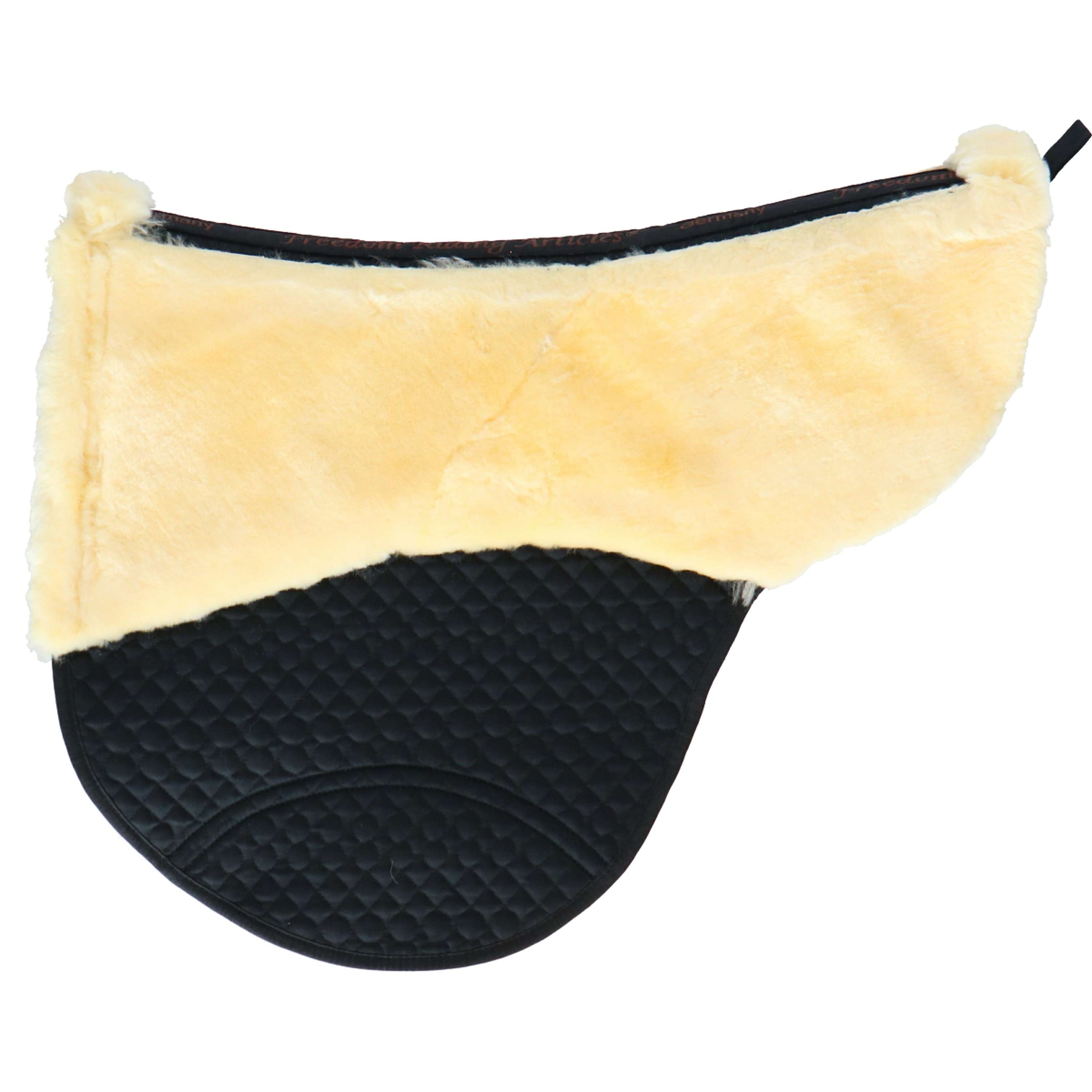 F.R.A. Satteldecke De Luxe Extra für Baumlosen Sattel Schwarz/Naturell F.R.A. Satteldecke De Luxe Extra für Baumlosen Sattel Schwarz/Naturell