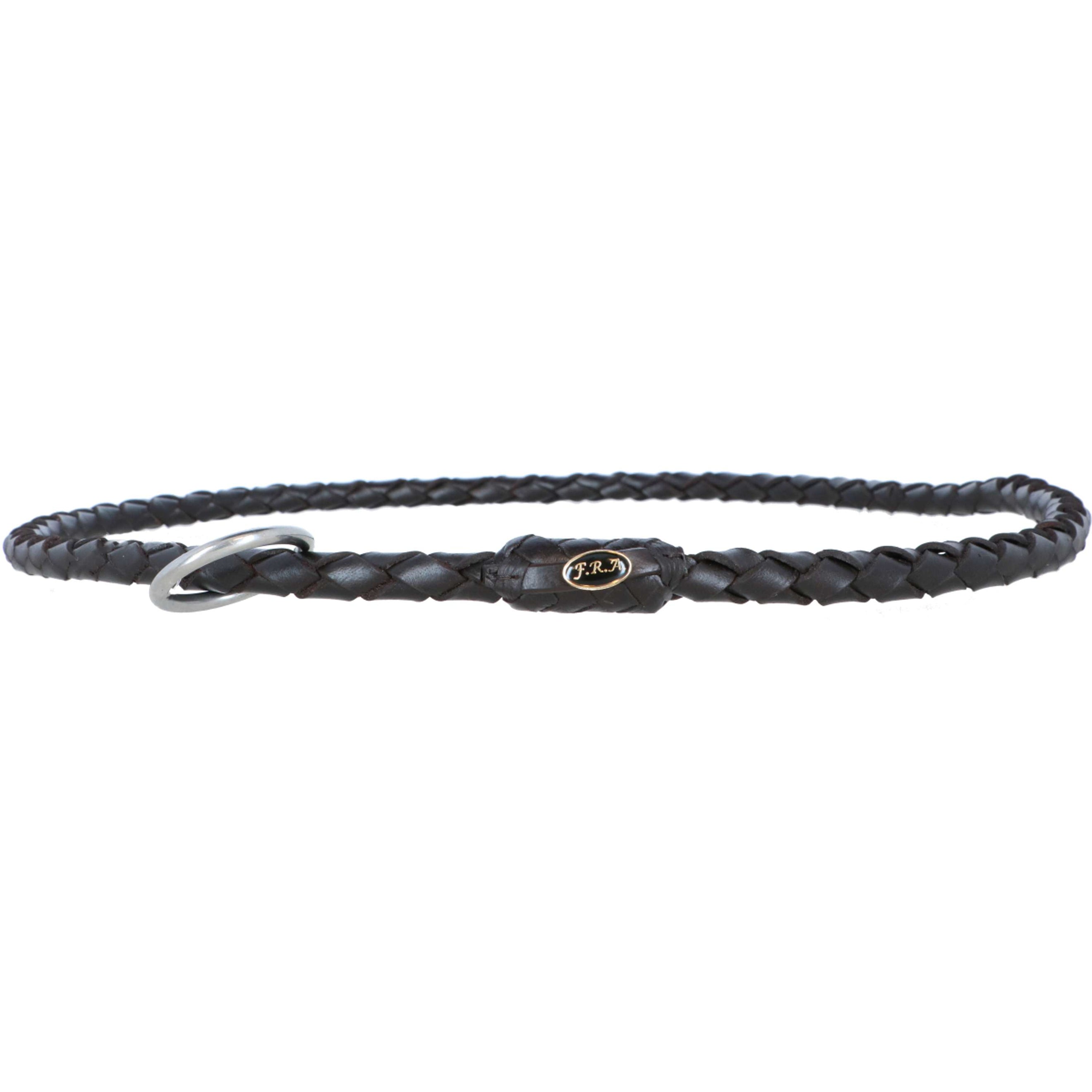 F.R.A. Halsring Kripton Cordeo Leder Herum Geflochten Havanna F.R.A. Halsring Kripton Cordeo Leder Herum Geflochten Havanna