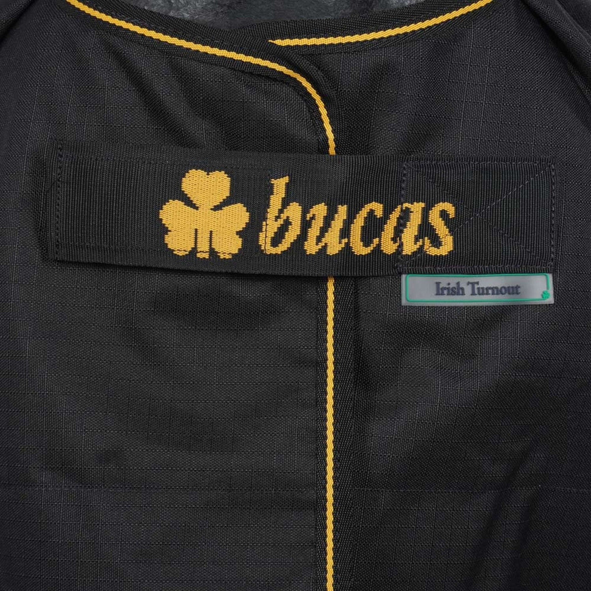 Bucas Irish Turnout Light 50g + Neck Schwarz/Gold