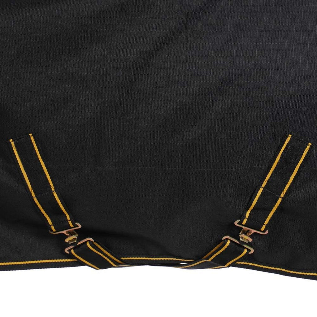 Bucas Irish Turnout Light 50g + Neck Schwarz/Gold