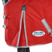 Weatherbeeta Winterdecke Comfitec Classic Standard Neck Medium/Lite 600D 100g Rot/Silber/Navy