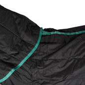 Weatherbeeta Stalldecke Green-Tec Stable Combo Neck Medium/Lite 150D 150g Schwarz/Bottle Green