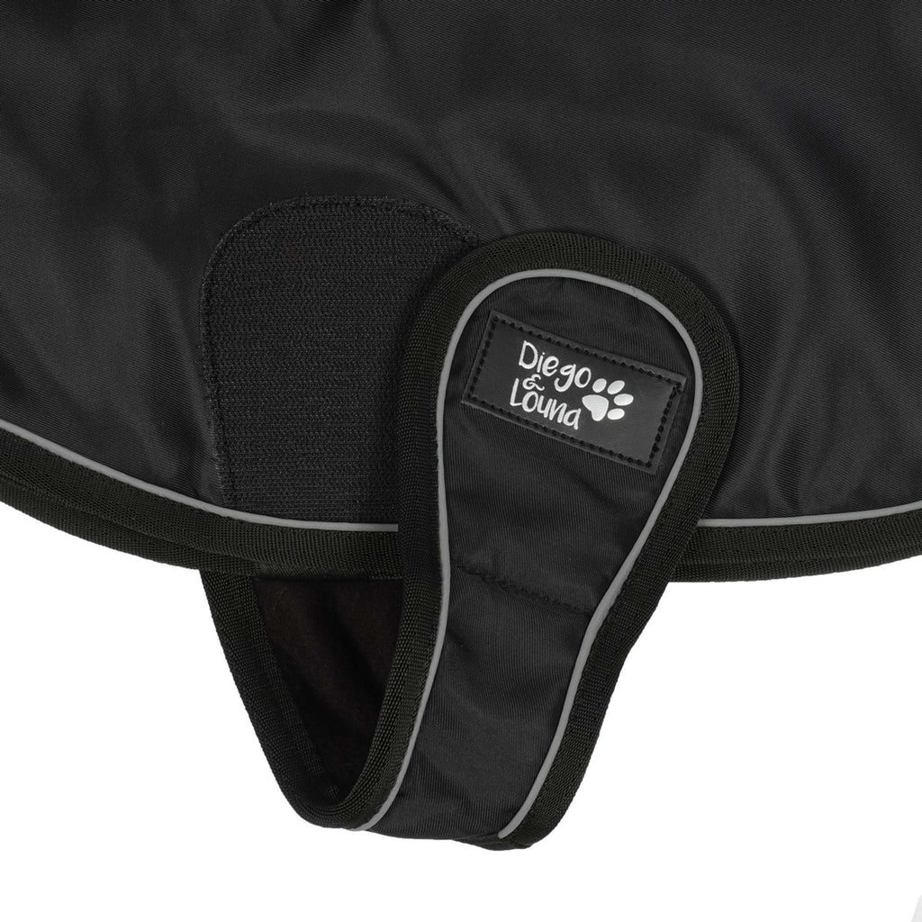 Diego & Louna Hundedecke Teddy Nylon Schwarz