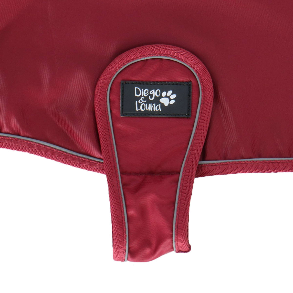 Diego & Louna Hundedecke Teddy Nylon Bordeaux