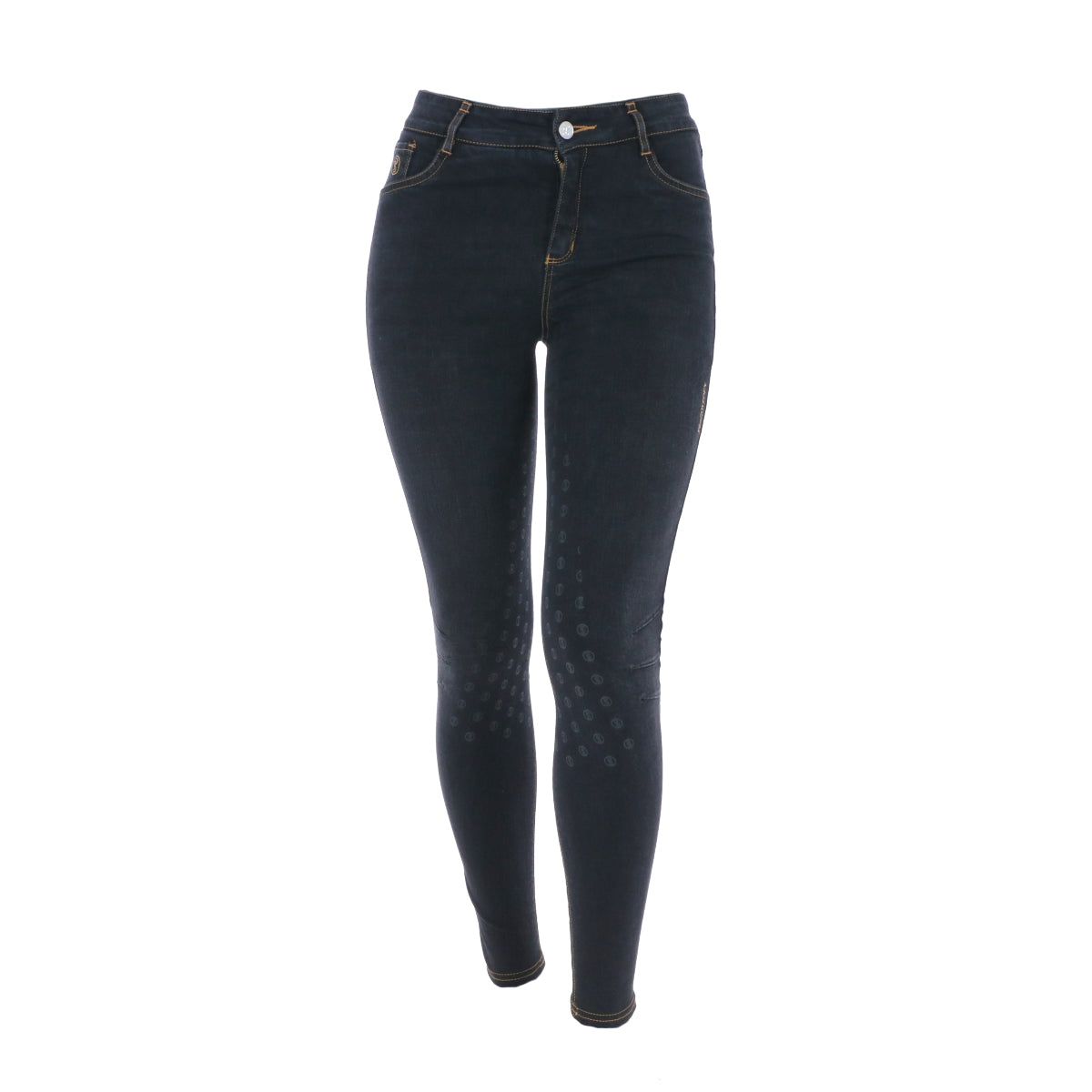 PS of Sweden Reithose Maggie Jeans Schwarz Denim