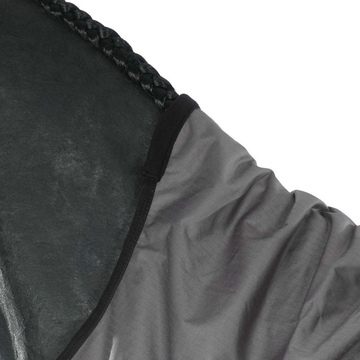 HKM High Neck Decke Scandinavia 600D 400g Grau/Schwarz