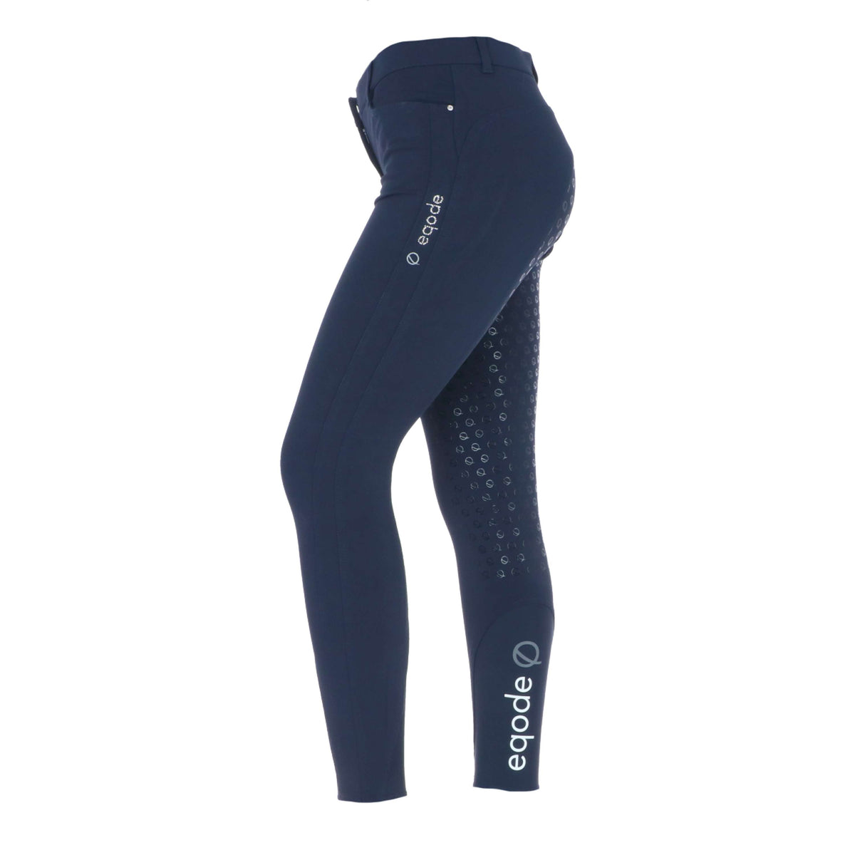 EQODE by Equiline Reithose Donna Full Grip Blau