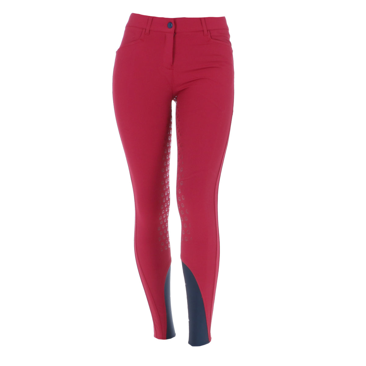 EQODE by Equiline Reithose Donna Full Grip Cherry