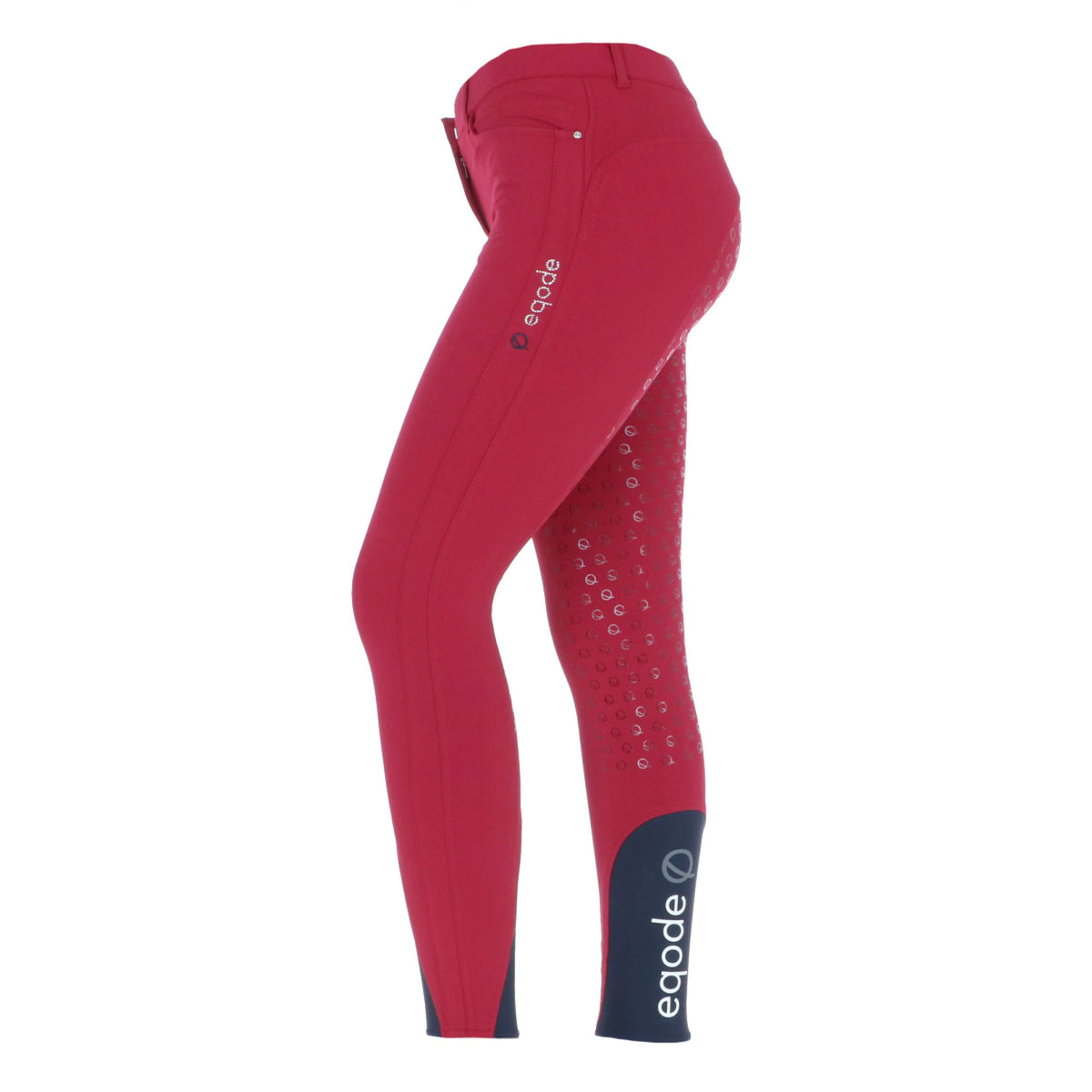 EQODE by Equiline Reithose Donna Full Grip Cherry