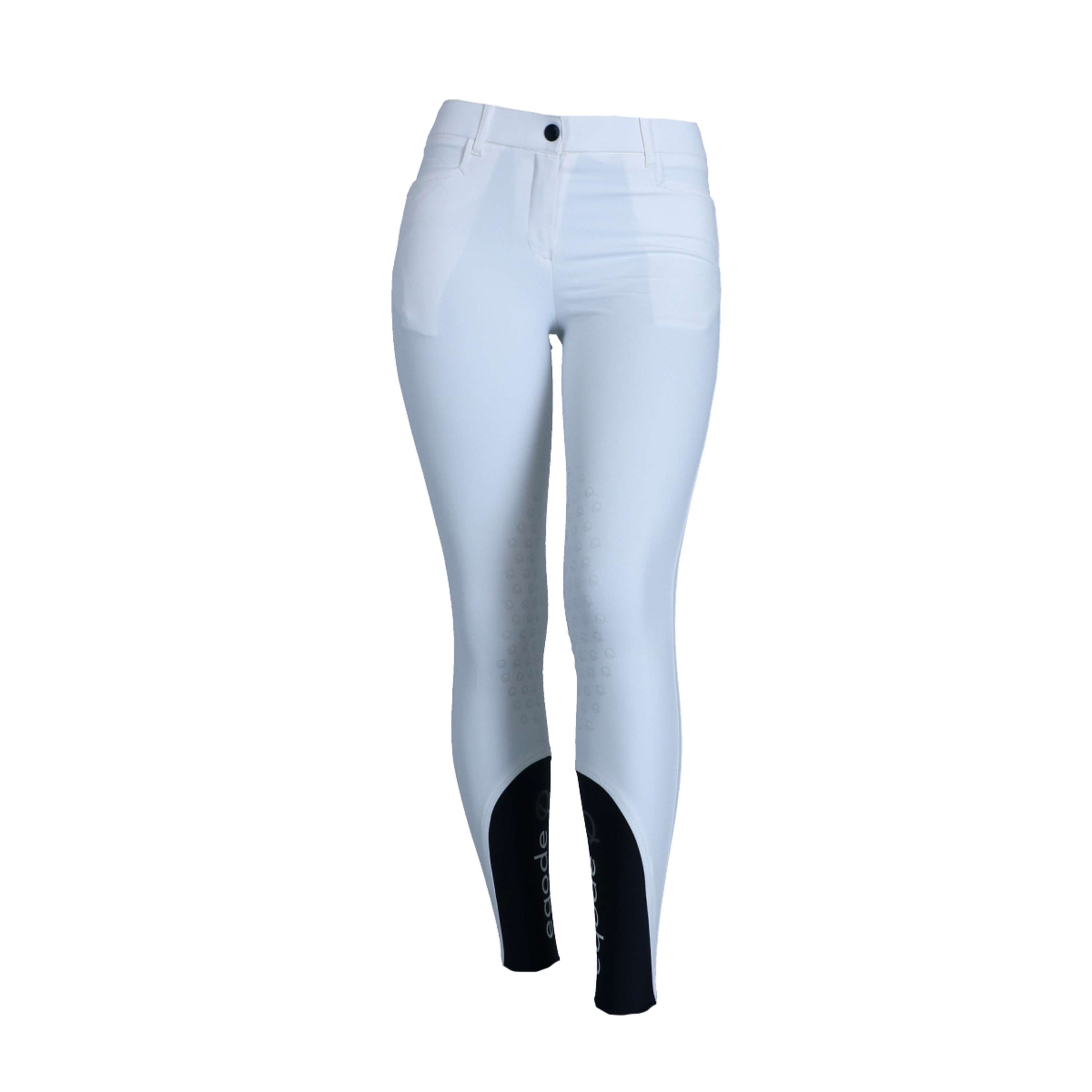 EQODE by Equiline Reithose Donna Knie Grip Weiß EQODE by Equiline Reithose Donna Knie Grip Weiß
