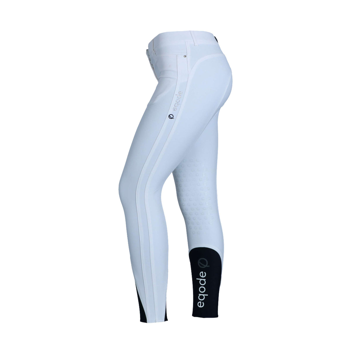 EQODE by Equiline Reithose Donna Knie Grip Weiß