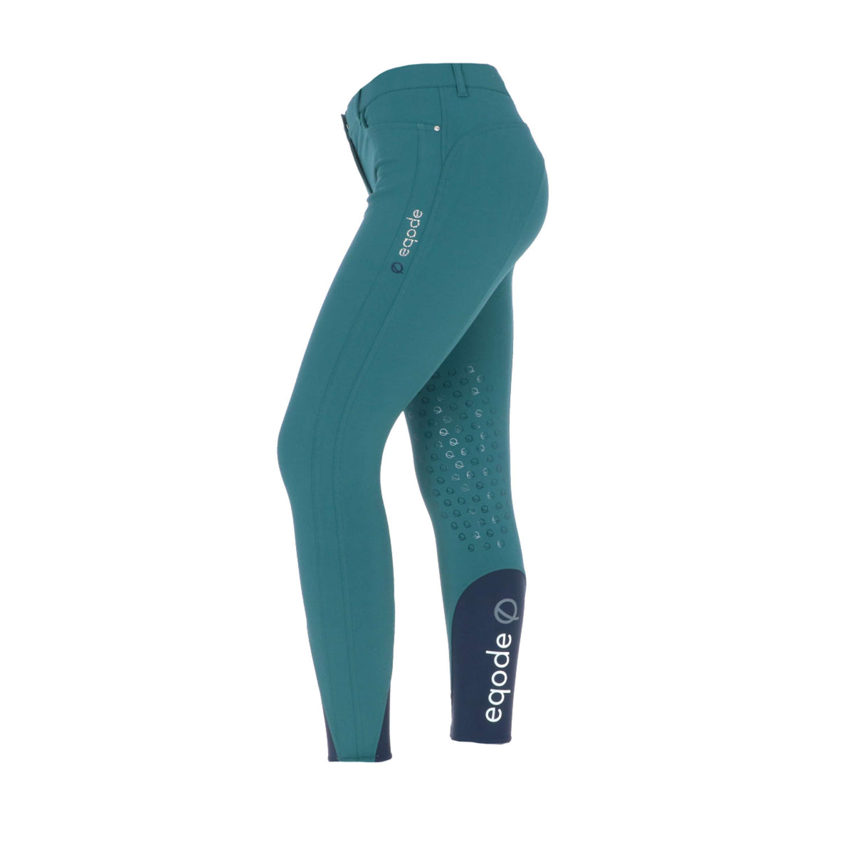 EQODE by Equiline Reithose Donna Knie Grip Grün