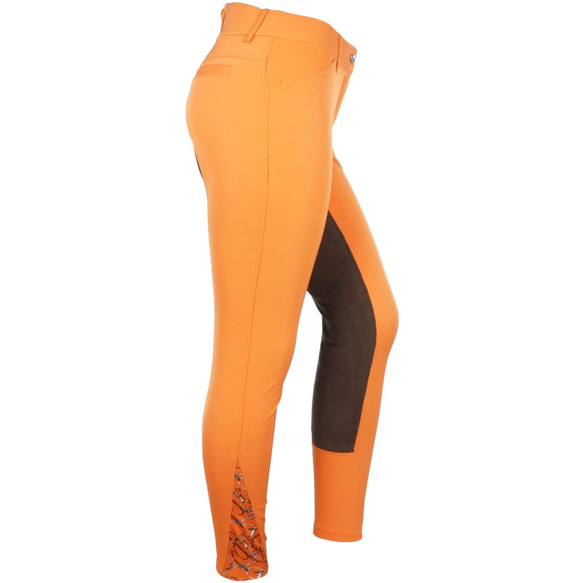 HKM Reithose Allure mit Alos Vollbesatz Orange