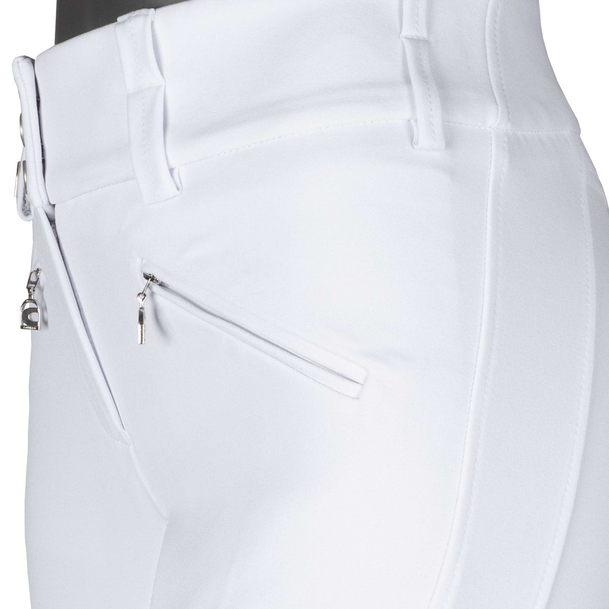 Cavallo Reithose Caja Grip High Waist Weiß