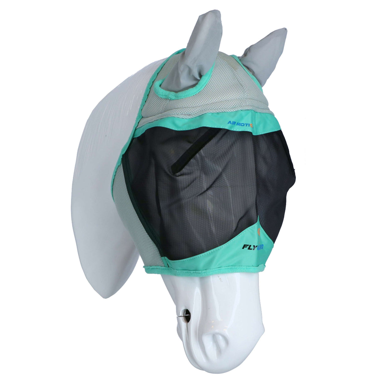 Shires Fliegenmaske Air Motion mit Ohren Aqua