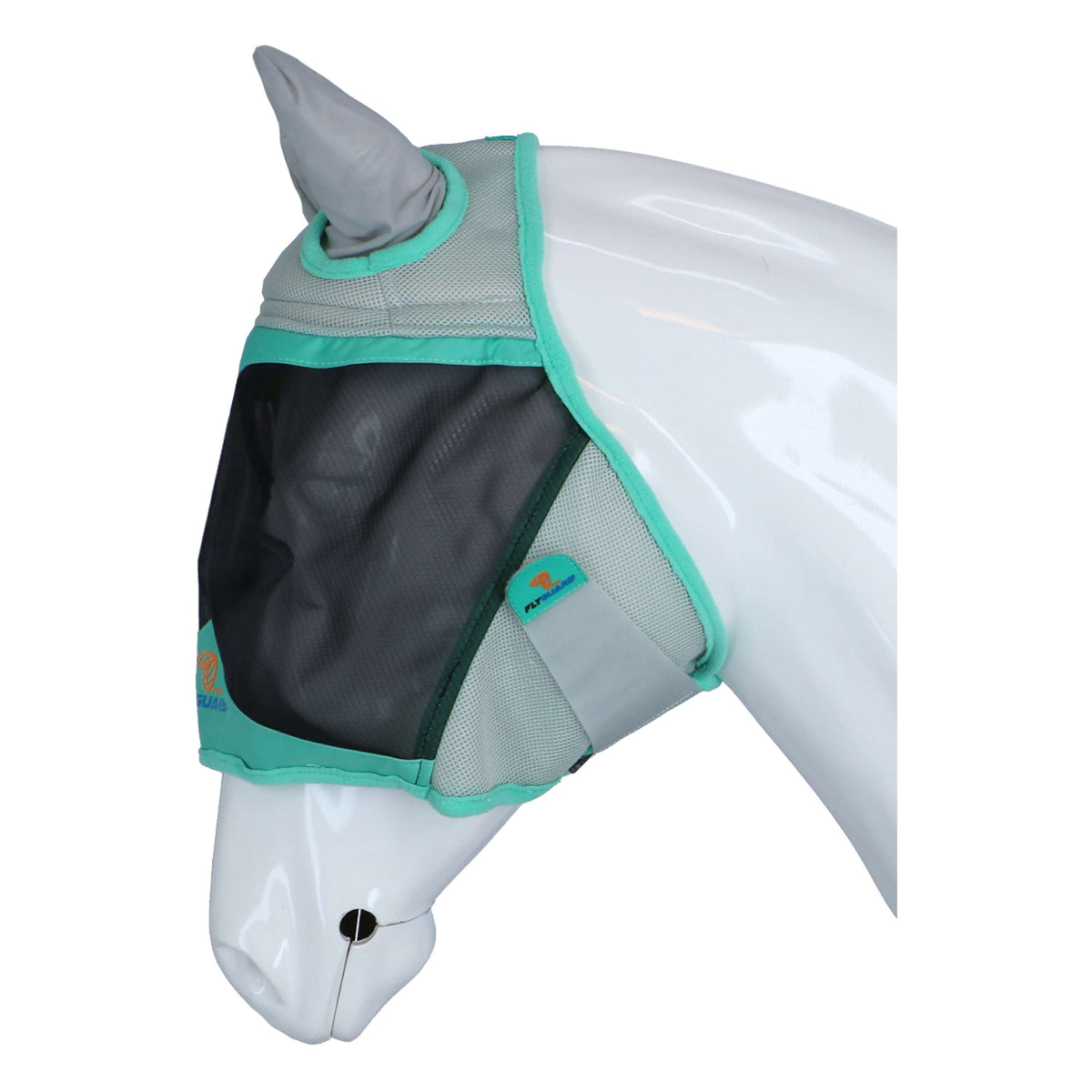 Shires Fliegenmaske Air Motion mit Ohren Aqua