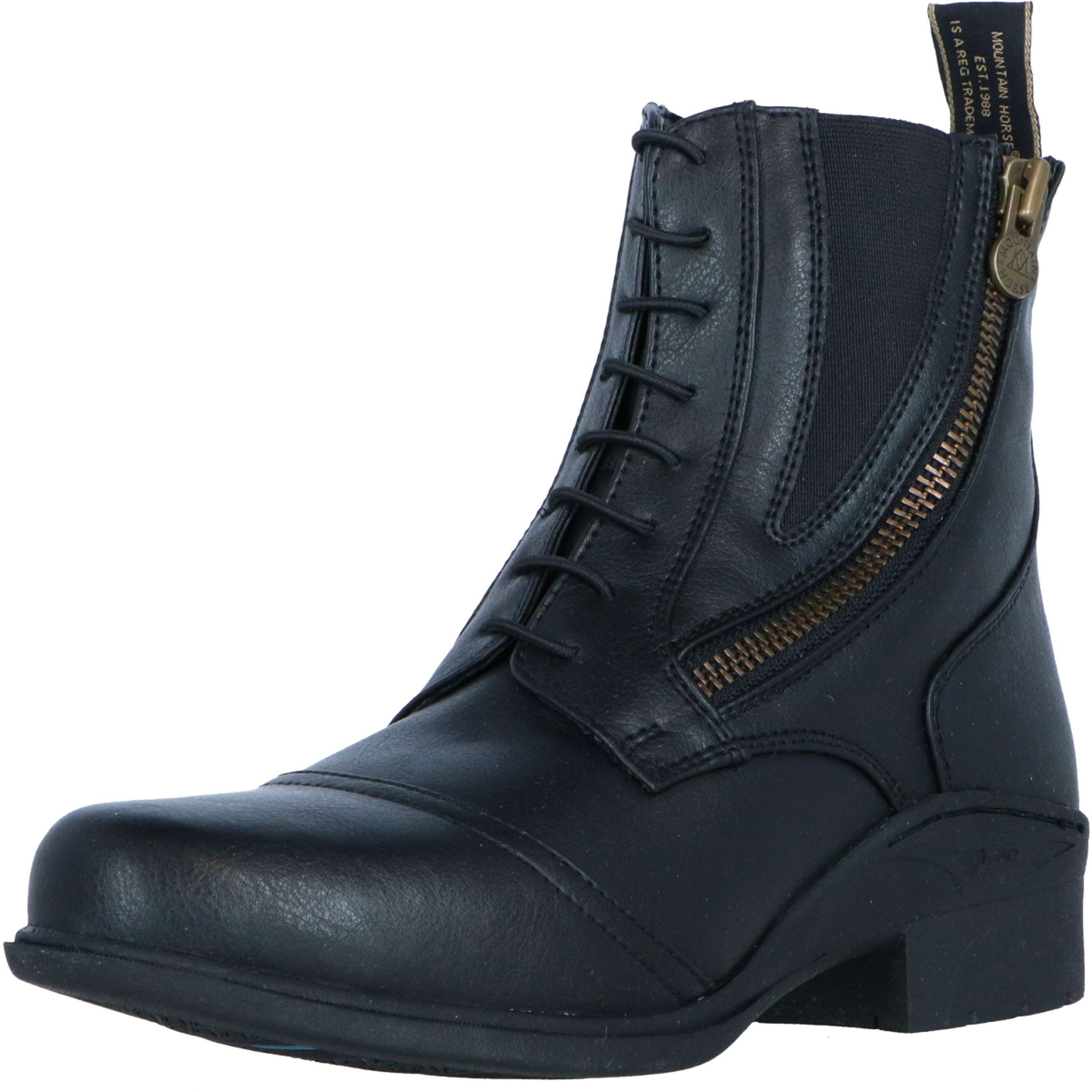 Mountain Horse Stiefeletten Veganza Side Zip Paddock Schwarz Mountain Horse Stiefeletten Veganza Side Zip Paddock Schwarz