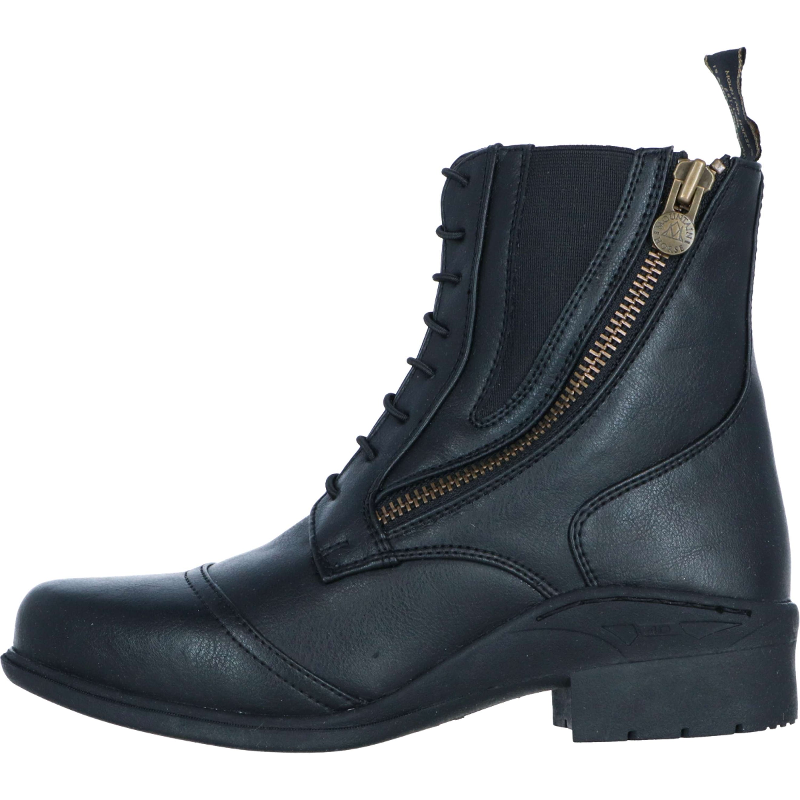 Mountain Horse Stiefeletten Veganza Side Zip Paddock Schwarz Mountain Horse Stiefeletten Veganza Side Zip Paddock Schwarz