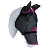 WeatherBeeta Fliegenmaske ComFiTec Deluxe Durable Mesh mit Ohren und Nase Schwarz/Lila