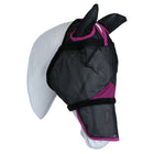 WeatherBeeta Fliegenmaske ComFiTec Deluxe Durable Mesh mit Ohren und Nase Schwarz/Lila