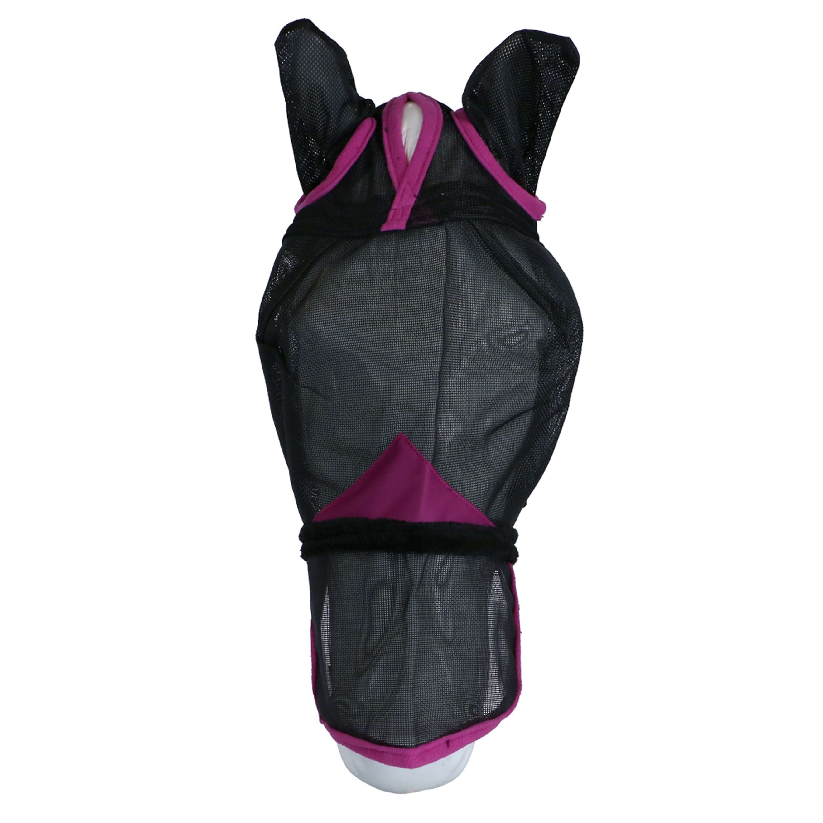 WeatherBeeta Fliegenmaske ComFiTec Deluxe Durable Mesh mit Ohren und Nase Schwarz/Lila WeatherBeeta Fliegenmaske ComFiTec Deluxe Durable Mesh mit Ohren und Nase Schwarz/Lila
