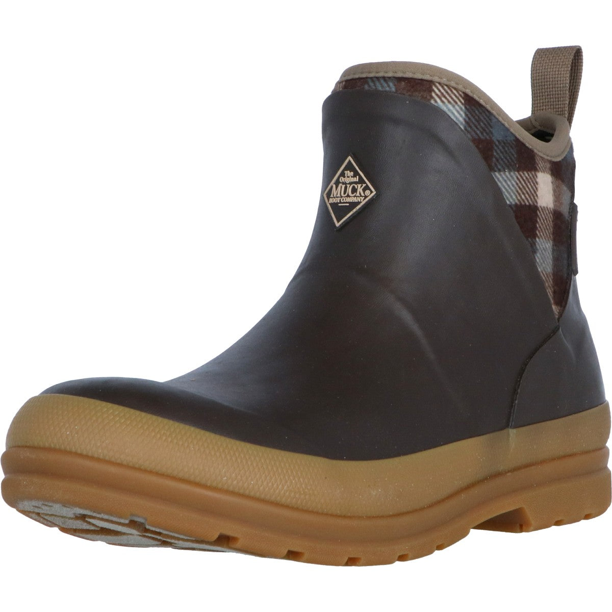 Muck Boot Originals Pull On Ankle Braun/Plaid