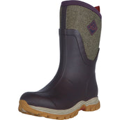 Muck Boot Arctic Sport II Mid Damen Bordeaux/Tweed