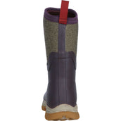 Muck Boot Arctic Sport II Mid Damen Bordeaux/Tweed