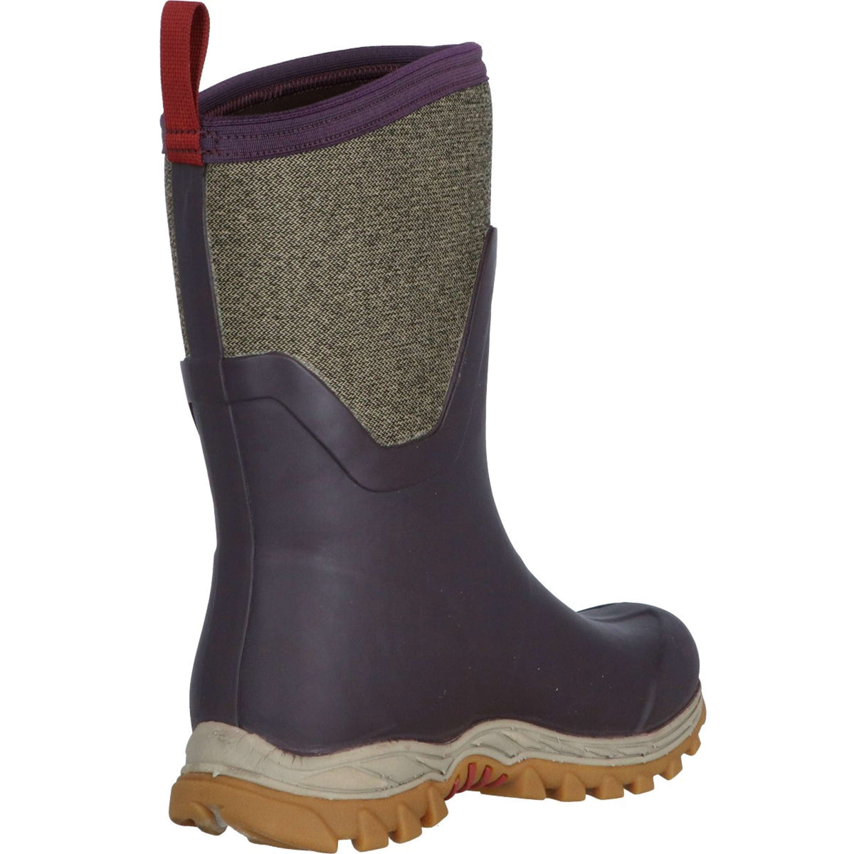 Muck Boot Arctic Sport II Mid Damen Bordeaux/Tweed