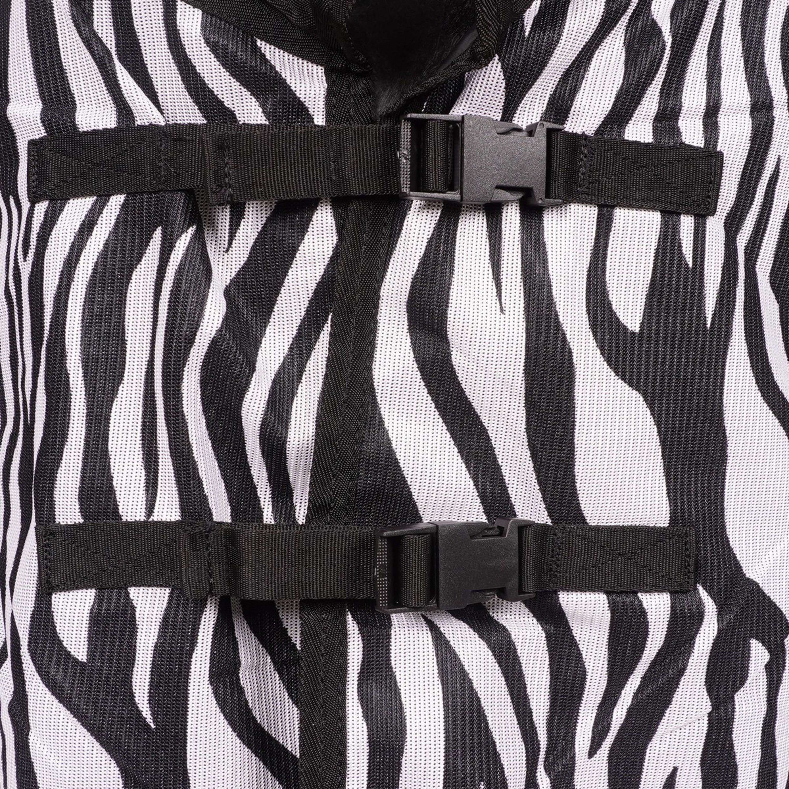 Waldhausen Fliegen-Ausreitdecke Zebra mit Fransen Zebra Waldhausen Fliegen-Ausreitdecke Zebra mit Fransen Zebra