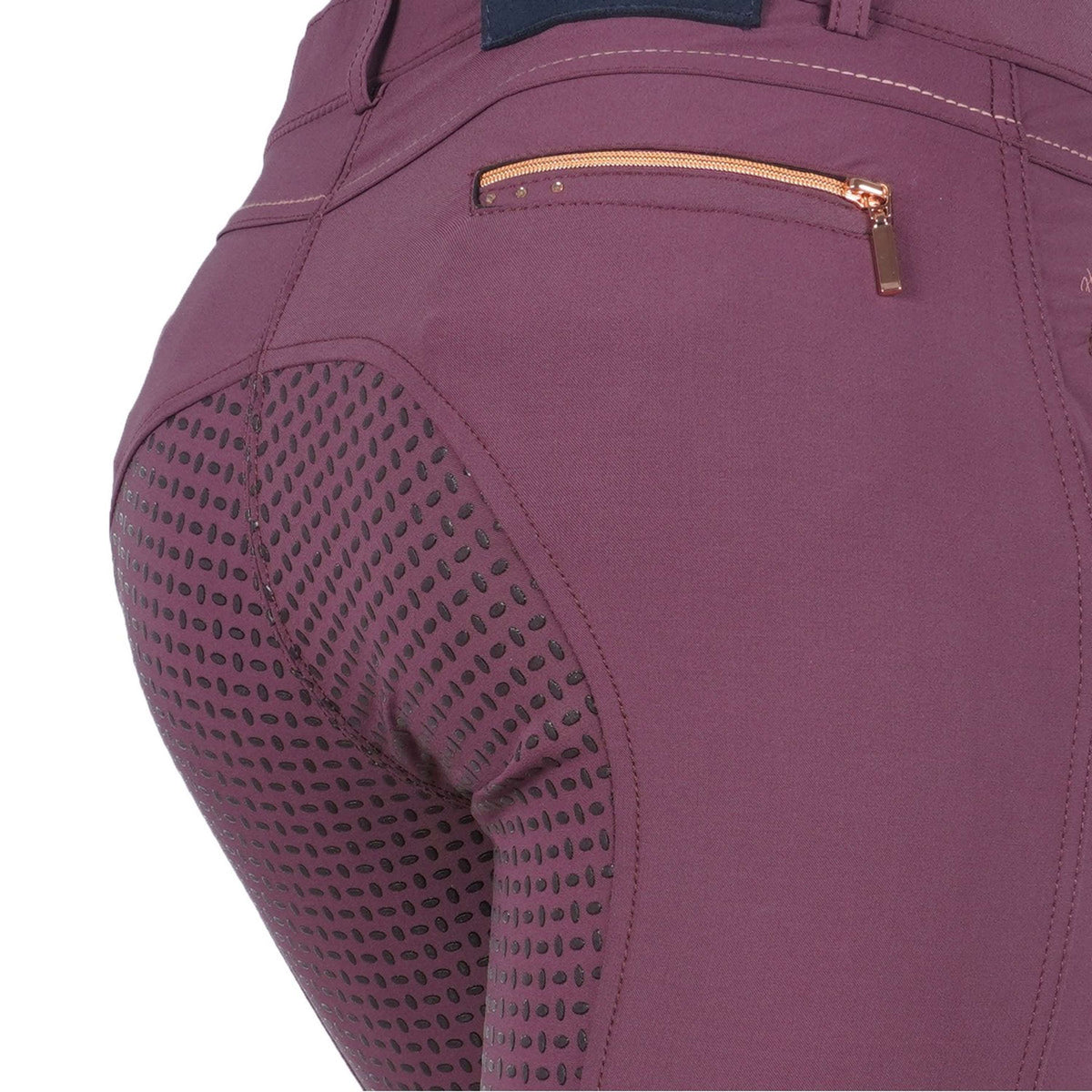 Harry's Horse Reithose Denici Cavalli Maroon Full Grip Bordeaux