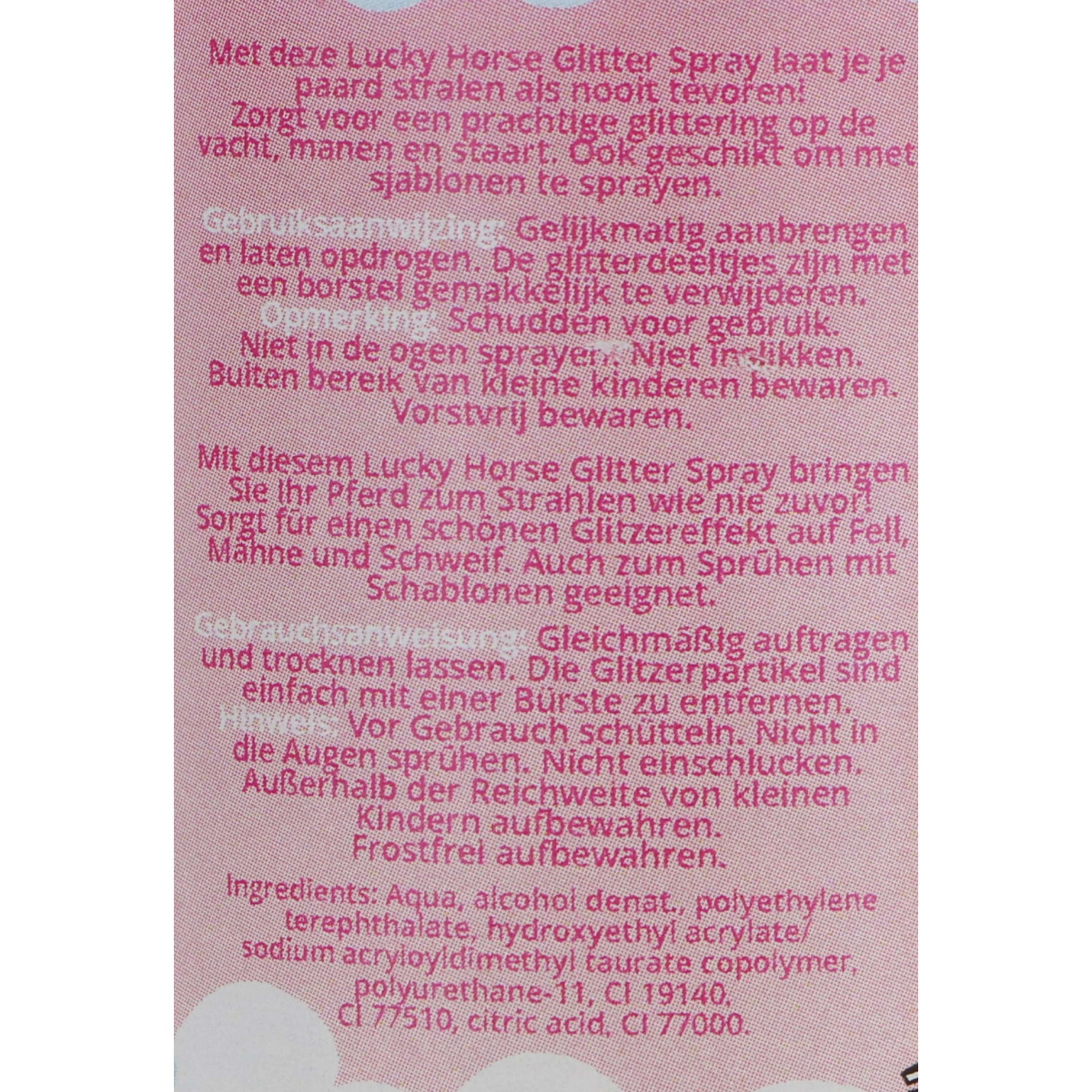 Lucky Horse Glitzerspray Unicorn Türkis