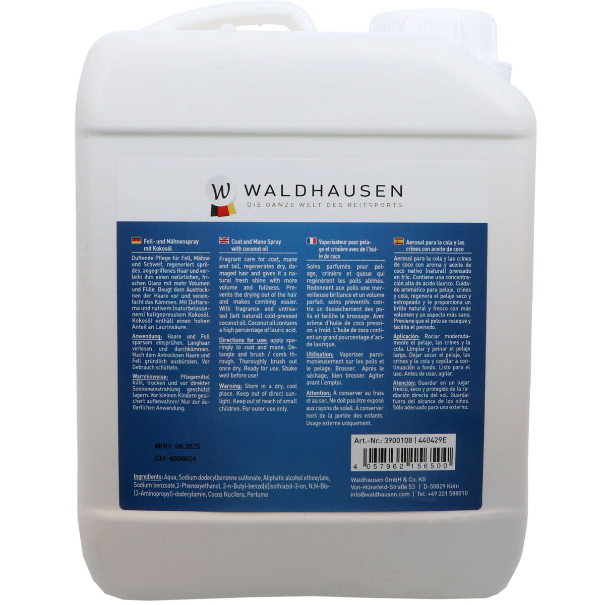 Waldhausen Fell & Mähnenspray mit Kokosöl