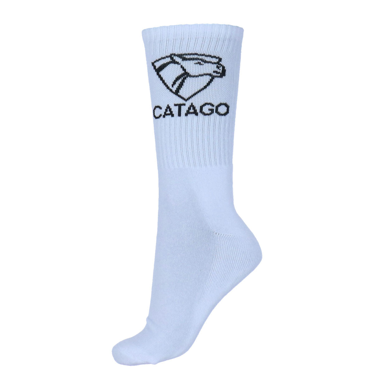 Catago Socken Polly Logo Weiß