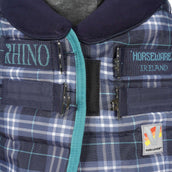 Rhino by Horseware Original Stable Heavy Varilayer Navy Check