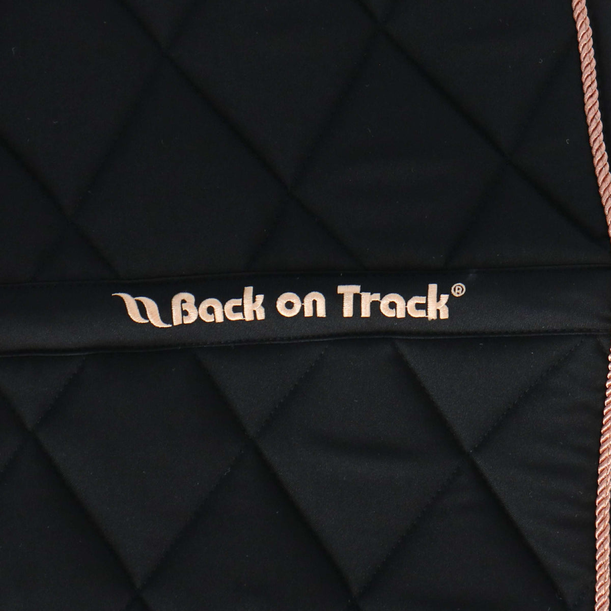 Back on Track Schabracke Haze Dressur Schwarz/Roségold