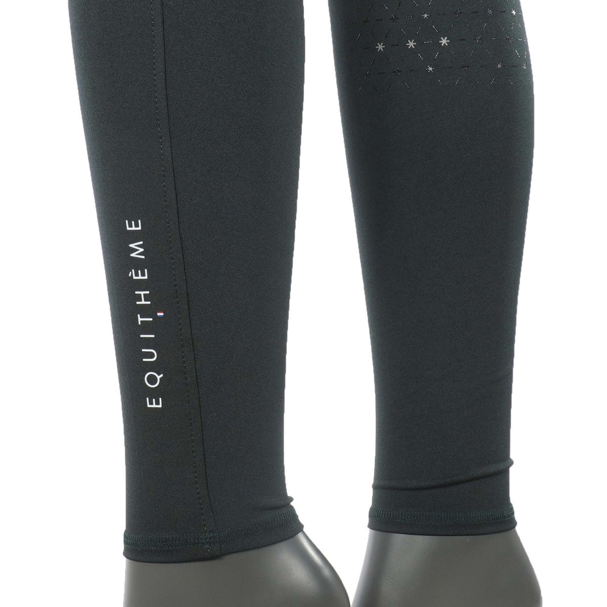 EQUITHÈME Reitleggings Lyly Grün/Grau