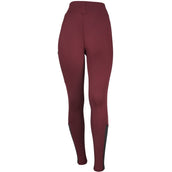 EQUITHÈME Reitleggings Brigitte Bordeaux