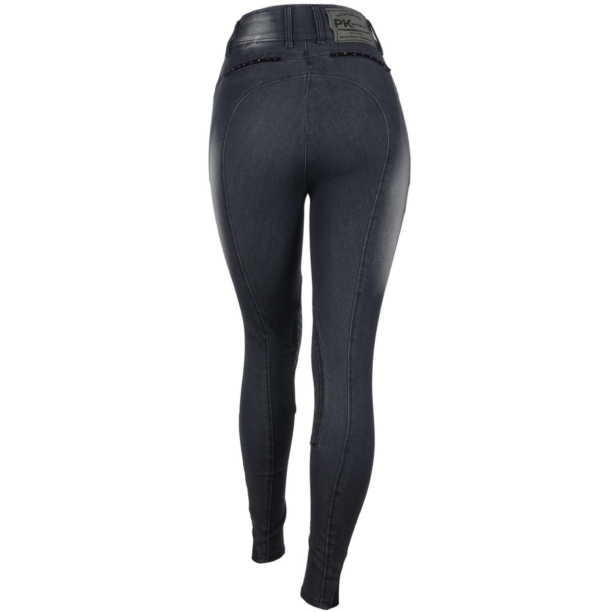 PK Reithose James Knie Grip Schwarz/Grau/Jeans