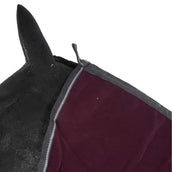 Weatherbeeta Fleecedecke Cooler Combo Neck Maroon/Grau/Weiß