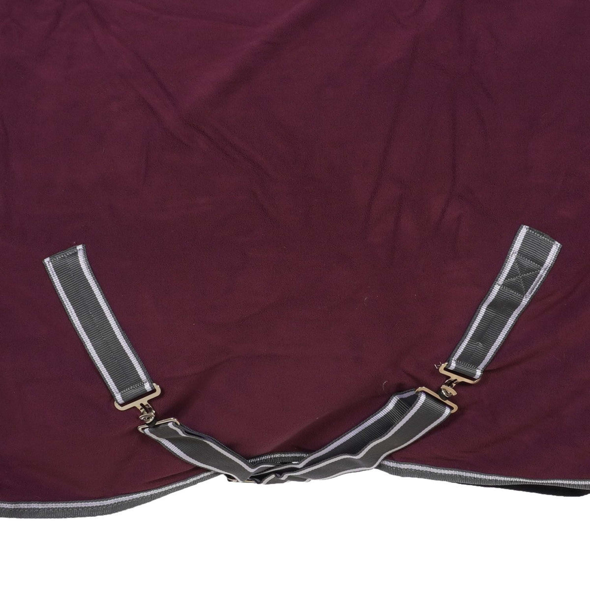 Weatherbeeta Fleecedecke Cooler Standard Neck Maroon/Grau/Weiß