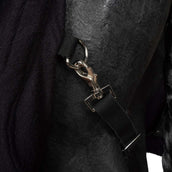 Harry's Horse Fleecedecke Purnkmodell mit Bauchlatz Schwarz