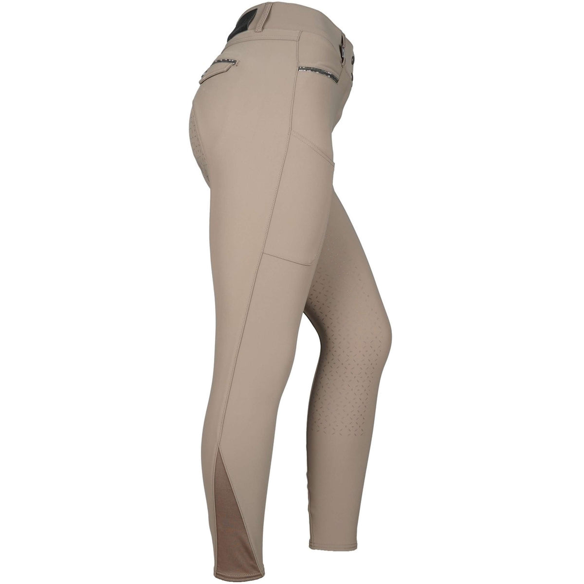 ANKY Reithose Glance Silikon Besatz Taupe