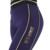 Red Horse Reitleggings Kaya Blau/Gold