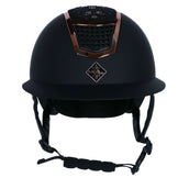 Fair Play Reithelm Quantinum Chic Rosegold Wide Visor Schwarz