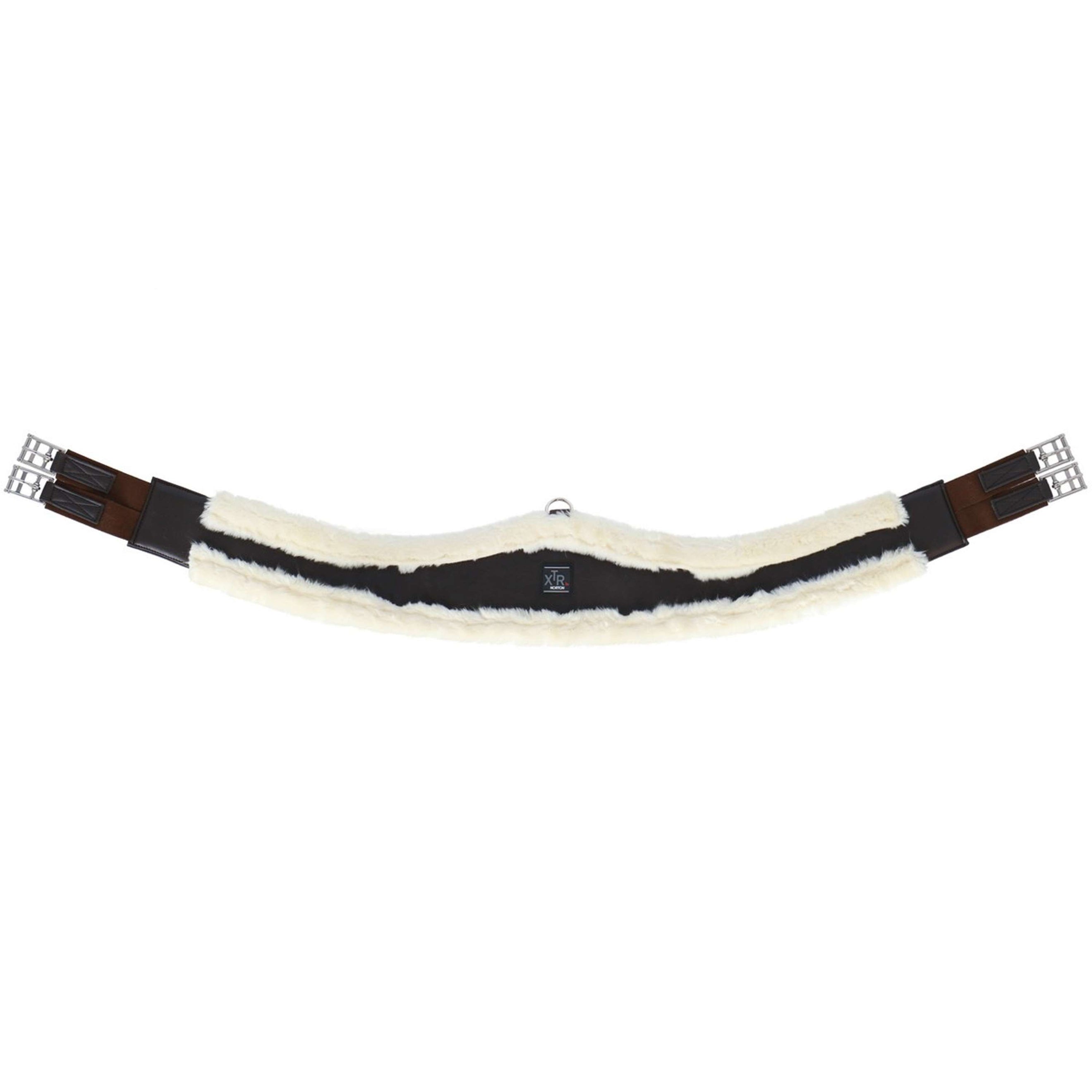 Norton Sattelgurt XTR mit Kunstschaffell Havana/Crème Norton Sattelgurt XTR mit Kunstschaffell Havana/Crème